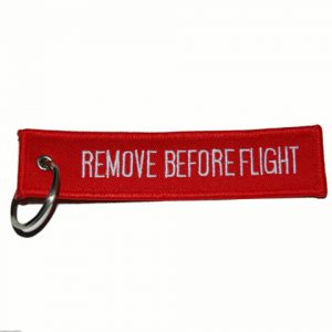 Sleutelhanger remove before flight (2-zijdes) #26