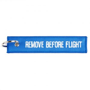 Sleutelhanger Remove before flight Blauw #48