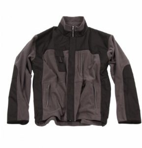 Technisch Fleecejack KM Workwear - Grijs/Zwart
