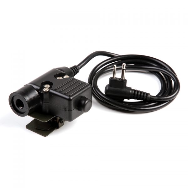 Z113 MOTOROLA 2 WAY Push-to-Talk knop met klip aan de achterkant voor het bevestigen aan een vest of strap. <div class="colordesc">zwart</div>