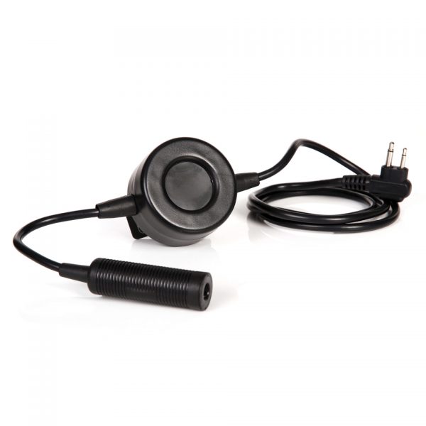 Z114 MOTOROLA 2 WAY Push-to-Talk knop met klip aan de achterkant voor het bevestigen aan een vest of strap. <div class="colordesc">zwart</div>