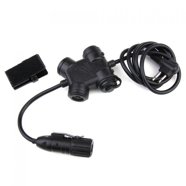 Z130 ZSILYNX MOTOROLA 2 WAY Push-to-Talk knop met klip aan de achterkant voor het bevestigen aan een vest of strap. <div class="colordesc">zwart</div>