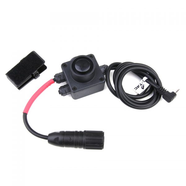 Z134 MOTOROLA 2 WAY Push-to-Talk knop met klip aan de achterkant voor het bevestigen aan een vest of strap. <div class="colordesc">zwart</div>
