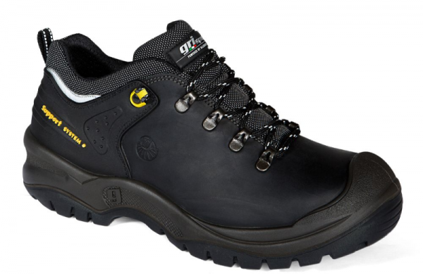 gri laag <div>Merk: <span id="bestelnummer">Gri-Sport</span></div> <div>Materiaal: <span id="bestelnummer">Leder / nitrile</span></div> <div id="tekst"> Degelijke, waterafstotende veiligheidsschoen. Uitgevoerd met stalen tussenzool en overneus. </div>