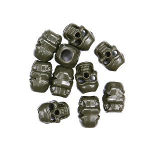 Tactical cord stopper skull set 10 st.