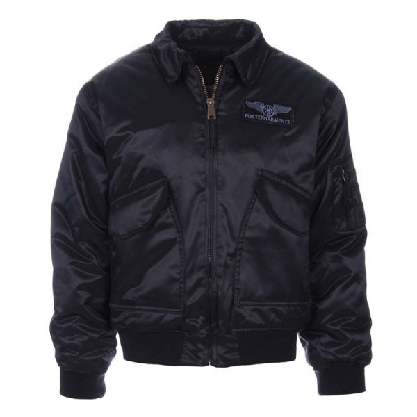 1224111 CWU heavy jack zwart <big>CWU jas heavy, mooie stevige gewatteerde vliegeniersjas Zwart.</big> <strong>Samenstelling materiaal:</strong> Shell: 100% nylon Padding: 100% polyester <strong>Kenmerken Jas:</strong> <ul> <li><big>Met kraag en groen gestikte voering.</big></li> <li><big>2 steekzakken met sluiting. </big></li> <li><big>Gebreide boorden aan mouw en heup. </big></li> <li><big>2 binnenzakken met ritssluiting. </big></li> <li><big>Armvakje met penhouders.</big></li> <li><big>Embleem met klittenband, makkelijk te wisselen voor eigen embleem.</big></li> </ul> <a title="Maattabel" href="https://dump.dev.newagents.nl/wp-content/uploads/2022/06/CWU-heavy-jack-maattabel.pdf" target="_blank" rel="noopener noreferrer"><button><span style="color: #ef471f; font-size: medium;"><strong>Maattabel</strong></span></button></a>