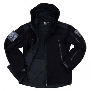 Heavy Duty Fleece Vest With Hoodie 101 INC - Zwart