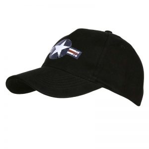 Fostex BASEBALL CAP USAF WWII Zwart