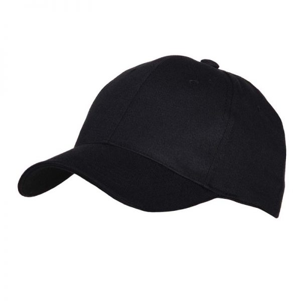 215153 Baseball cap zwart Baseball cap van 100% katoen. <div class="colordesc"> Zwart </div>