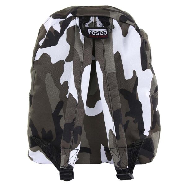 351551 Kinder rugzak camo9 <big><strong>Fosco Industries</strong><strong>® Kids Rugzak</strong></big> <hr /> <big>Kinder rugzak in camouflagekleuren. Leuke lichtgewicht rugzak voor de kids. Perfect voor naar school of tijdens een dagje uit.</big> <strong>Afmeting:</strong> 30 X 12 X 35 cm <strong>Materiaal: </strong>100% polyester <div class="colordesc"></div>