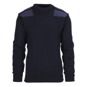 Commando Trui 100% Scheerwol - Navy
