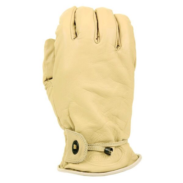 Rodeo handschoenen3 De Rodeo Handschoenen Geel bij DeDump.nl zijn vervaardigd van hoogwaardig 100% leer en bieden een perfecte combinatie van comfort en stijl. De handschoenen dragen soepel en voelen aangenaam warm aan dankzij het hoogwaardige materiaal. Het trekkoord zorgt voor een verstelbare pasvorm, waardoor je de handschoenen precies naar wens kunt aanpassen. Hierdoor blijven ze stevig op hun plaats zitten, zelfs tijdens actieve bezigheden. De goede afwerking van de handschoenen zorgt voor duurzaamheid en een mooi esthetisch uiterlijk. Niet alleen geliefd om hun comfort en stijl, maar de Rodeo Handschoenen zijn ook erg populair bij motorrijders. Ze bieden bescherming tegen de elementen en voegen een vleugje stoere uitstraling toe aan elke motoroutfit. De handschoenen zijn verkrijgbaar in verschillende maten en kleuren, waardoor je kunt kiezen wat het beste bij jouw stijl past. Geniet van comfort en stijl tijdens je avonturen met onze Rodeo Handschoenen. Bestel ze nu bij DeDump.nl en ervaar de kwaliteit en veelzijdigheid van deze stevige leren handschoenen. <a title="Maattabel" href="https://dump.dev.newagents.nl/wp-content/uploads/2022/02/228224-Pr.-rodeo-handschoenen.pdf" target="_blank" rel="noopener noreferrer"><button><span style="color: #ef471f; font-size: medium;"><strong>Maattabel</strong></span></button></a>