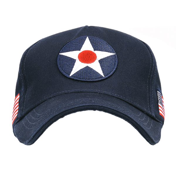 111215111 Baseball cap US Army Air Corps1 <strong>Fostex Garments</strong><strong>®</strong><strong> US Army Air Corps</strong> <hr /> Baseball cap met US Army Air Corps logo geborduurd. De baseball cap heeft 3D geborduurde logo’s en is verstelbaar aan de achterzijde. De pasvorm van de baseball cap is perfect welke zorgt voor optimaal comfort. <strong>Materiaal:</strong> 100% katoen <strong>Maat:</strong> One size fits all <strong>EAN Code: </strong>8719298247548 <strong>US Army Air Corps Logo</strong> De United States Army Air Corps (USAAC) was de luchtoorlog service van de Verenigde Staten tussen 1926 en 1941. Dit logo was te vinden op alle militaire vliegtuigen van de Amerikaanse Luchtmacht.
