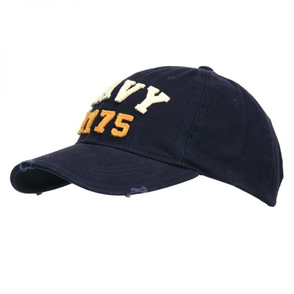 215156 260 Baseball cap stone washed navy 1775 Baseball cap stone washed van 100% katoen.