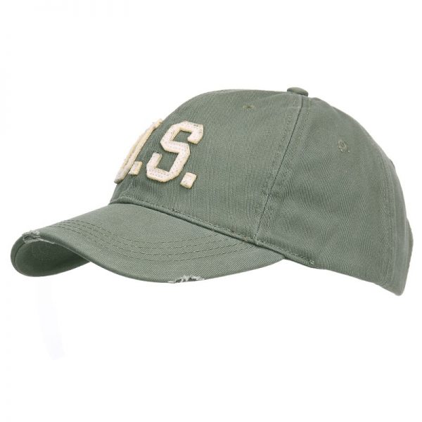215156 262 Baseball cap stone washed US Baseball cap stone washed van 100% katoen.