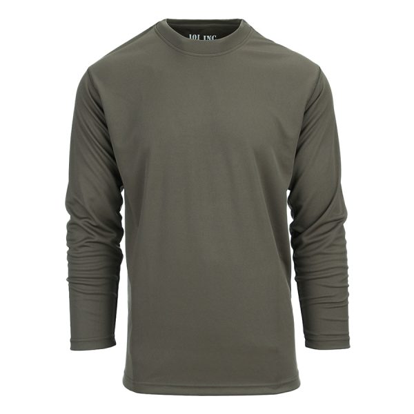 11111133451 Tactical t shirt Quick Dry long sleeve Tactical t-shirt Quick Dry Groen van 100% polyester Optimale bewegingsvrijheid door de zachte stretch stof. Quick Dry materiaal is sneldrogend en vochtregulerend. <a title="Maattabel" href="https://dump.dev.newagents.nl/wp-content/uploads/2021/12/133451-Tactical-t-shirt-Quick-Dry-lange-mouw.pdf" target="_blank" rel="noopener noreferrer"><button><span style="color: #ef471f; font-size: medium;"><strong>Maattabel</strong></span></button></a>
