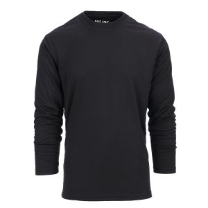Tactical t-shirt Quick Dry lange mouw Zwart