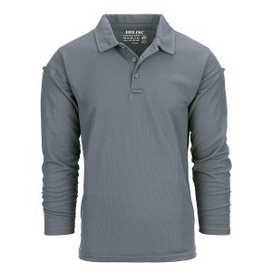 Tactical polo Quick Dry lange mouw - Wolf Grey