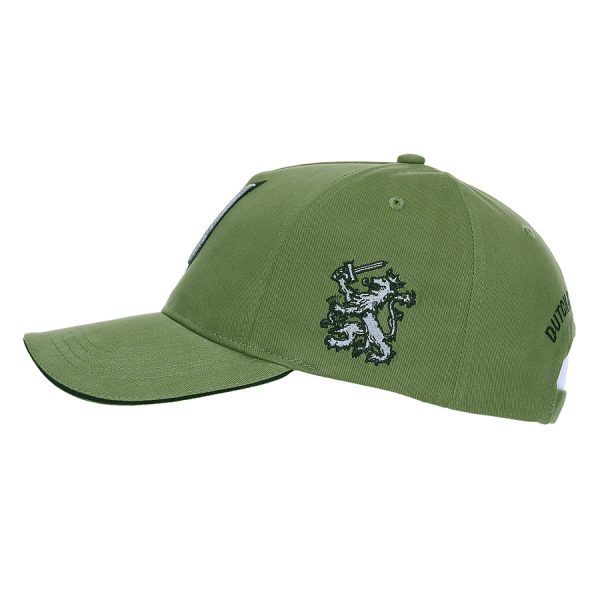 1111215102 Baseball veterans cap KL2 <big><strong>Fostex Garments® Veteranen Cap Koninklijke Landmacht</strong></big> <hr /> <big>Een mooie cap voor de Nederlandse veteraan of gewoon als verzamelaar. Verzamel deze unieke serie veteranen caps van onze vier onderdelen binnen de Nederlandse strijdkrachten.</big> Cap is volledig verstelbaar via een clip-sluiting aan de achterzijde. <strong>Kleur: </strong>Groen <strong>Materiaal: </strong>100% katoen groen