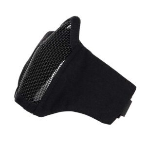 Airsoft face mask nylon/mesh Zwart