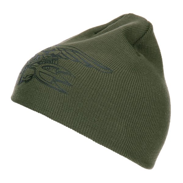 111214314 Beanie Navy Seals Beanie gemaakt van 100% acryl. ​Een comfortabele muts met een opdruk uit een unieke serie van diverse militaire onderdelen uit de gehele wereld, verzamel ze allemaal! <strong>Kenmerken</strong> <ul> <li>100% zacht Acryl</li> <li>Unieke bedrukking van een militair onderdeel</li> <li>One-size-fits-all</li> </ul> groen