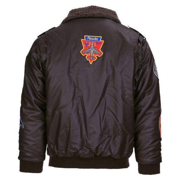 111121430 Kinder flight jacket PU leder3 <big>Dit kinder flight jack Bruin is gebaseerd op de vliegeniers jassen van de Amerikaanse piloten uit de jaren 50. Deze stoere kinderjas is gemaakt van PU leder en is voorzien van diverse luchtmacht emblemen. Tevens is de jas voorzien van 2 steekzakken aan de voorzijde en een imitatie bontkraag zodat het ook tijdens de koudere dagen gedragen kan worden. Geschikt voor weertype herfst/winter.</big> <strong>Buitenmateriaal:</strong> van 100% PU leder <strong>Binnenmateriaal: </strong>90% katoen en 10% polyester <strong>Voering:</strong> 100% polyester <strong>Kenmerken:</strong> <ul> <li><big>2 steekzakken aan de voorzijde</big></li> <li><big>Voorzien van diverse luchtvaart emblemen</big></li> <li><big>Imitatie bontkraag</big></li> </ul> <a title="Maattabel" href="https://dump.dev.newagents.nl/wp-content/uploads/2021/10/121430-Kinder-flight-jacket-PU-leder.pdf" target="_blank" rel="noopener noreferrer"><button><span style="color: #ef471f; font-size: medium;"><strong>Maattabel</strong></span></button></a> <table border="0" align="left"> <tbody> <tr> <td><strong>Kindermaten</strong></td> <td><strong>Maat kleding Kinderen</strong></td> <td></td> </tr> <tr> <td>92</td> <td><strong>XXS</strong></td> <td></td> </tr> <tr> <td>104</td> <td><strong>XS</strong></td> <td></td> </tr> <tr> <td>116</td> <td><strong>S</strong></td> <td></td> </tr> <tr> <td>128</td> <td><strong>M</strong></td> <td></td> </tr> <tr> <td>140</td> <td><strong>L</strong></td> <td></td> </tr> <tr> <td>152</td> <td><strong>XL</strong></td> <td></td> </tr> <tr> <td>164</td> <td><strong>XXL</strong></td> <td></td> </tr> <tr> <td>176</td> <td><strong>XXXL</strong></td> </tr> </tbody> </table>