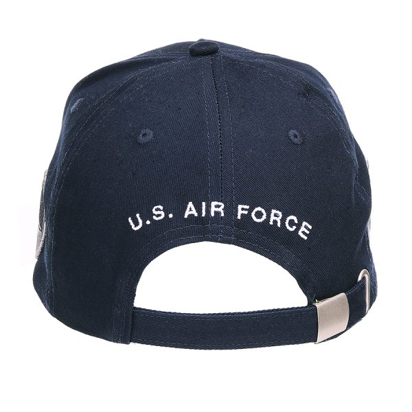 111215216 Kinder baseball cap F 22 U.S. Air Force4 Kinder Baseball cap Blauw van de U.S. Air Force F-22 straaljager van 100% katoen. De baseball cap heeft 3D geborduurde tekst en is verstelbaar aan de achterzijde. De pasvorm van de baseball cap is perfect en dankzij de verstelbaarheid past deze cap ieder kind. &nbsp;