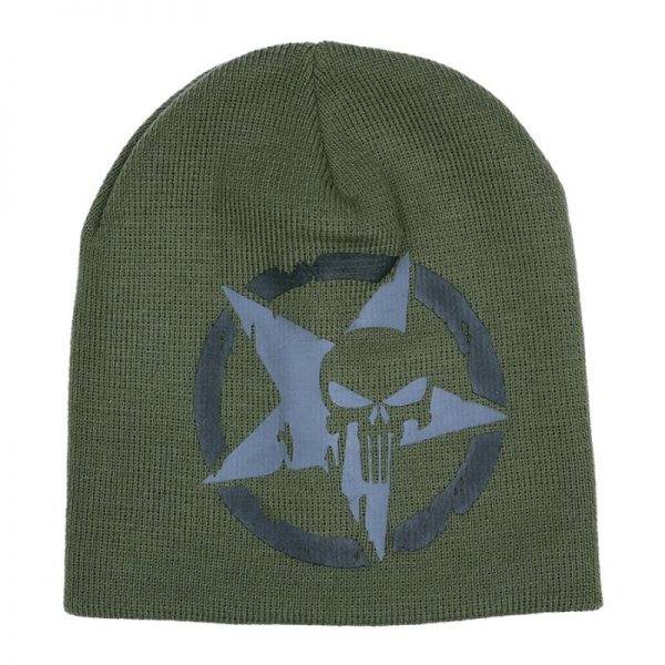 214312 Beanie The Punisher1 Beanie gemaakt van 100% acryl. Een comfortabele muts met een opdruk uit een unieke serie van diverse militaire onderdelen uit de gehele wereld, verzamel ze allemaal! <strong>Kenmerken</strong> <ul> <li>100% zacht Acryl</li> <li>Unieke bedrukking van een militair onderdeel</li> <li>One-size-fits-all</li> </ul> Groen