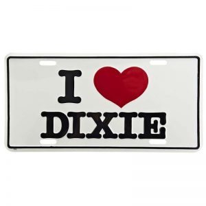 Nummerplaat I love dixie #5180