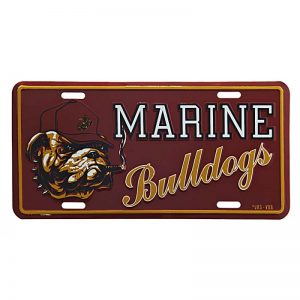 Nummerplaat marine bulldog 91 #3181