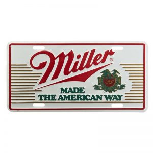 Nummerplaat miller (bier) #5177