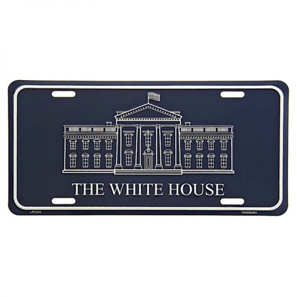 415141 582 Nummerplaat Whitehouse 2186 Aluminium plaat met tekst/afbeelding.