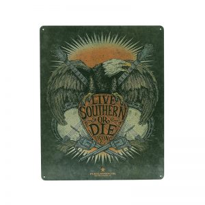 Metalen plaat groot #109 Live Southern