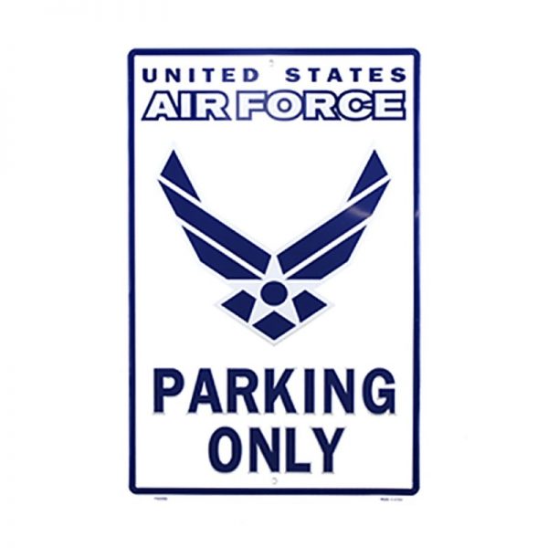415151 2441 Metalen plaat groot 37. airforce Parking Only Metalen plaat groot met tekst/afbeelding Afmeting: 42 x 28 cm.