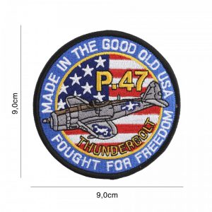 Embleem stof P-47 Thunderbolt #8102