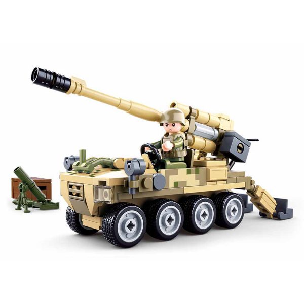 111413282 Sluban 8x8 All terrain Assault Vehicle M38 B0751 16166 Sluban is hét merk met leger gerelateerde bouwsets. Sluban is een van de weinige aanbieders van bouwstenen die legerartikelen in haar assortiment heeft. Het voordeel van Sluban is dat het ook compatibel is met andere grote bouwsteenmerken, je hoeft je dus geen zorgen te maken dat sluban niet past op je andere bouwsteenmerken.