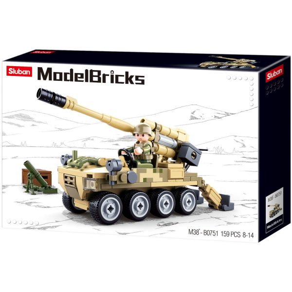 111413282 Sluban 8x8 All terrain Assault Vehicle M38 B0751 161661 Sluban is hét merk met leger gerelateerde bouwsets. Sluban is een van de weinige aanbieders van bouwstenen die legerartikelen in haar assortiment heeft. Het voordeel van Sluban is dat het ook compatibel is met andere grote bouwsteenmerken, je hoeft je dus geen zorgen te maken dat sluban niet past op je andere bouwsteenmerken.