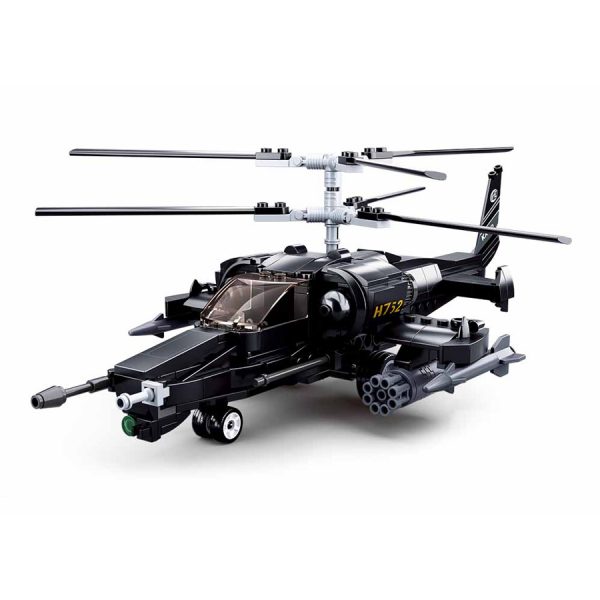 111413283 Sluban Combat helicopter M38 B0752 161672 Sluban is hét merk met leger gerelateerde bouwsets. Sluban is een van de weinige aanbieders van bouwstenen die legerartikelen in haar assortiment heeft. Het voordeel van Sluban is dat het ook compatibel is met andere grote bouwsteenmerken, je hoeft je dus geen zorgen te maken dat sluban niet past op je andere bouwsteenmerken.