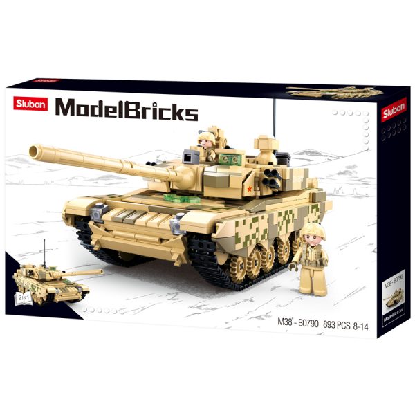 413287 Sluban Main battle tank M38 B0790 161633 Sluban is hét merk met leger gerelateerde bouwsets. Sluban is een van de weinige aanbieders van bouwstenen die legerartikelen in haar assortiment heeft. Het voordeel van Sluban is dat het ook compatibel is met andere grote bouwsteenmerken, je hoeft je dus geen zorgen te maken dat sluban niet past op je andere bouwsteenmerken.