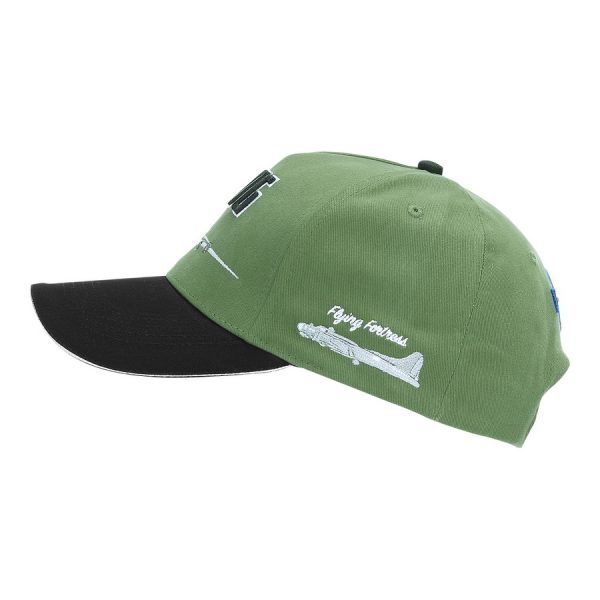 215087 Baseball cap B 17G 3D1 <big><strong>Fostex Garments</strong><strong>® B-17G    </strong></big> <hr /> <big>Baseball cap met B-17G logo geborduurd. De baseball cap heeft 3D geborduurde logo’s en is verstelbaar aan de achterzijde. De pasvorm van de baseball cap is perfect welke zorgt voor optimaal comfort.</big> <strong>Materiaal:</strong> 100% katoen <strong>Maat:</strong> One size fits all