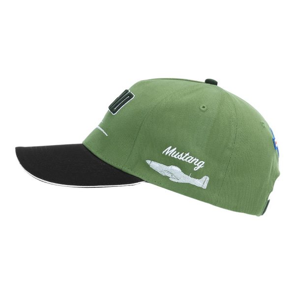 215091 Baseball cap P 51D 3D1 <big><strong>Fostex Garments</strong><strong>® P-51D      </strong></big> <hr /> <big>Baseball cap met P-51D logo geborduurd. De baseball cap heeft 3D geborduurde logo’s en is verstelbaar aan de achterzijde. De pasvorm van de baseball cap is perfect welke zorgt voor optimaal comfort. <strong>Materiaal:</strong> 100% katoen <strong>Maat:</strong> One size fits all</big> Groen