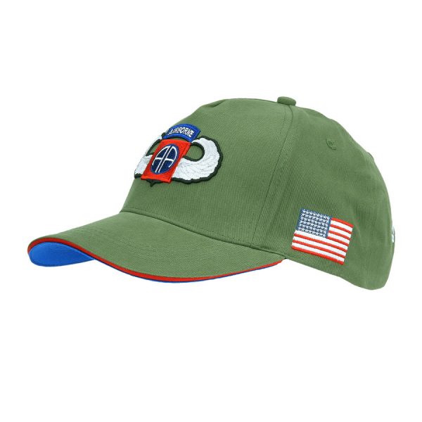 215095 Baseball cap 82nd Airborne WWII 3D <big><strong>Fostex Garments® 82nd Airborne WWII Baseball Cap   </strong></big> <hr /> <big>Baseball cap van de 82nd Airborne WWII serie. De baseball cap heeft 3D geborduurde tekst en is verstelbaar aan de achterzijde. De pasvorm van de baseball cap is perfect welke zorgt voor optimaal comfort.</big> <strong>Materiaal:</strong> 100% katoen <strong>Maat: </strong>One size fits all &nbsp; Zwart