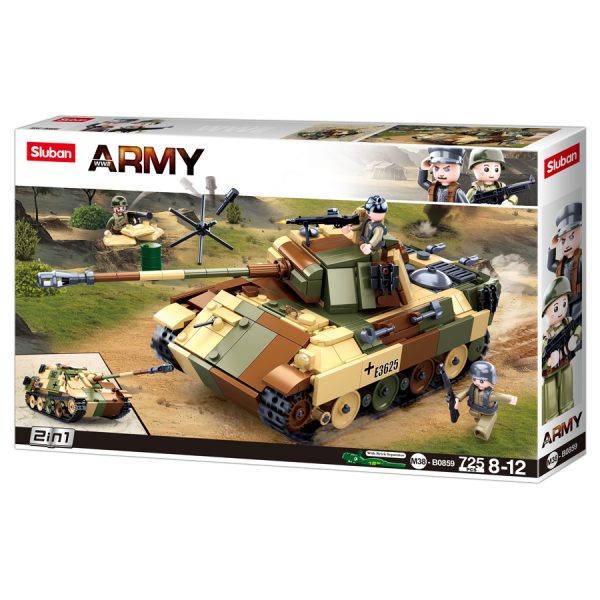 413272 Sluban Jeep Allied Star M38 70207 160861 <big>Deze set heet Sluban de veldslag en heeft als thema WWII. De set bestaat uit voertuigen, vliegtuigen en accessoires die elkaars tegenpolen waren in de Tweede Wereld Oorlog. </big> <big>Sluban is hét merk met leger gerelateerde bouwsets. Sluban is een van de weinige aanbieders van bouwstenen die legerartikelen in haar assortiment heeft. Het voordeel van Sluban is dat het ook compatibel is met andere grote bouwsteenmerken, je hoeft je dus geen zorgen te maken dat sluban niet past op je andere bouwsteenmerken.</big> <big><strong>Inhoud set:</strong> Aantal minifiguren: 3 Aantal blokjes: 725 Doosafmeting (BxHxD): 52 x 33 x 6.7 cm Moeilijkheidsgraad: Gemiddeld (vanaf 6 jaar)</big>