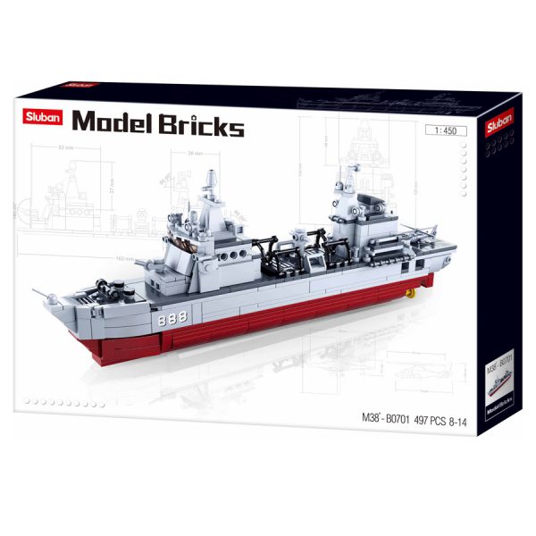413307 Sluban Supply ship M38 B0701 160831 <big>Sluban is hét merk met leger gerelateerde bouwsets. Sluban is een van de weinige aanbieders van bouwstenen die legerartikelen in haar assortiment heeft. Het voordeel van Sluban is dat het ook compatibel is met andere grote bouwsteenmerken, je hoeft je dus geen zorgen te maken dat sluban niet past op je andere bouwsteenmerken.</big> <big><strong>Inhoud set:</strong> Aantal minifiguren: 0 Aantal blokjes: 497 Doosafmeting (BxHxD): 47,5 x 33 x 6,7 cm Moeilijkheidsgraad: Moeilijk (vanaf 8 jaar)</big>
