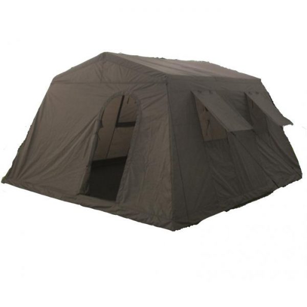 700x700 skini mil tec by sturm od Flysheet: 100% Polyester (Oxford), Polyurethane gecoat Grondzeil: 100% Polyethylene Transporttas: 100% Polyester (Oxford) Frame: Staal Aantal personen: 6 Afmetingen: 340 x 310 x 180 cm Afmeting verpakking: 125 x 35 x 20 cm Water column: 1500 mm (flysheet), 3000 mm (groundsheet) Gewicht: 20 kg - 2 ingangen - 4 ventilatie ramen met mosquito beveiliging - comfortabel om in te staan vanwege de hoogte <strong>Levertijd in overleg!</strong>