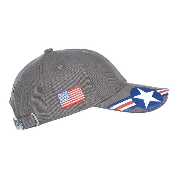 215083 Baseball cap U.S. Air Force USAF2 <big><strong>Fostex Garments® USAF Baseball Cap   </strong></big> <hr /> <big>Baseball cap met als opdruk op de klep het USAF logo. De baseball cap heeft 3D geborduurde tekst en is verstelbaar aan de achterzijde. De pasvorm van de baseball cap is perfect welke zorgt voor optimaal comfort.</big> <strong>Materiaal:</strong> 100% katoen <strong>Maat: </strong>One size fits all Grijs