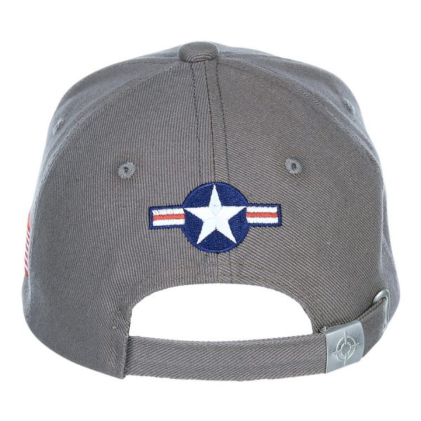 215083 Baseball cap U.S. Air Force USAF4 <big><strong>Fostex Garments® USAF Baseball Cap   </strong></big> <hr /> <big>Baseball cap met als opdruk op de klep het USAF logo. De baseball cap heeft 3D geborduurde tekst en is verstelbaar aan de achterzijde. De pasvorm van de baseball cap is perfect welke zorgt voor optimaal comfort.</big> <strong>Materiaal:</strong> 100% katoen <strong>Maat: </strong>One size fits all Grijs