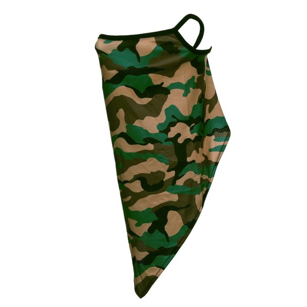 219366 Gezichtsmasker met oorlus woodland style 7 Gezichtsmasker met oorlus gemaakt van 100% polyester. Multifunctionele 2-in-1 gezichtsmasker met sjaal en oor bevestiging voor zowel mannen en vrouwen. Het masker is naadloos en flexibel waardoor deze comfortabel zit. Winddicht, zweet absoberend, warm en ademend.