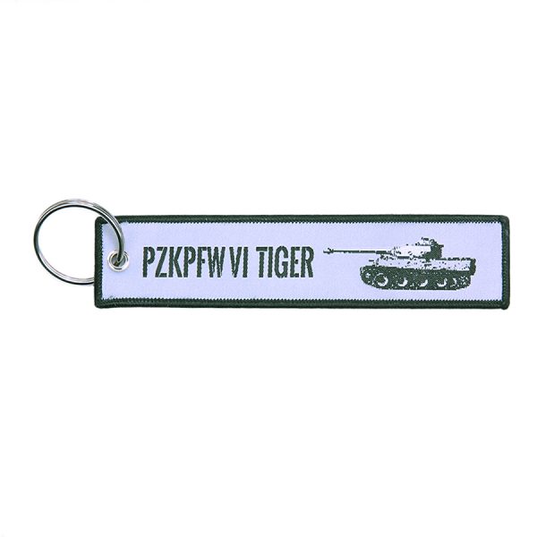 251305 11003 Sleutelhanger PzKpfw VI Tiger Tank 98 Sleutelhanger van 100% nylon <strong>Afmeting:</strong> 13 x 3 cm