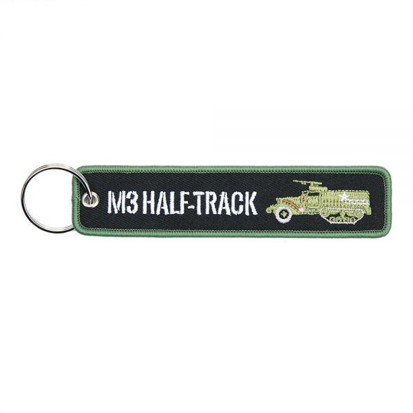 251305 1596 Sleutelhanger M3 Half Track 94 Sleutelhanger van 100% nylon <strong>Afmeting:</strong> 13 x 3 cm